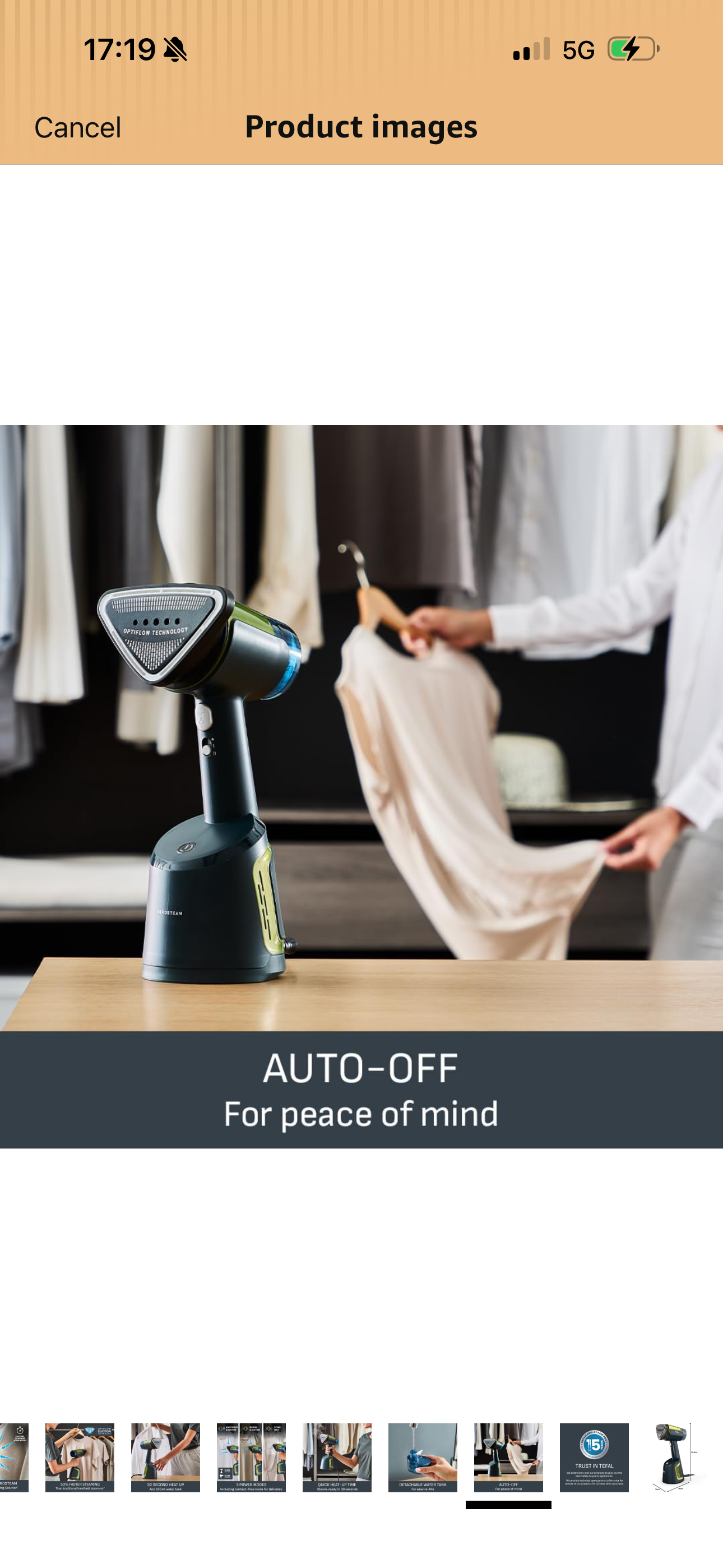 Tefal AeroSteam Handheld Garment Steamer, Revolutionary Suction Innovation, Portable Clothes Steamer & Wrinkle Remover, Fast Heat-Up, Iron Results in One Stroke, DT9810G0–Black/Forest Green