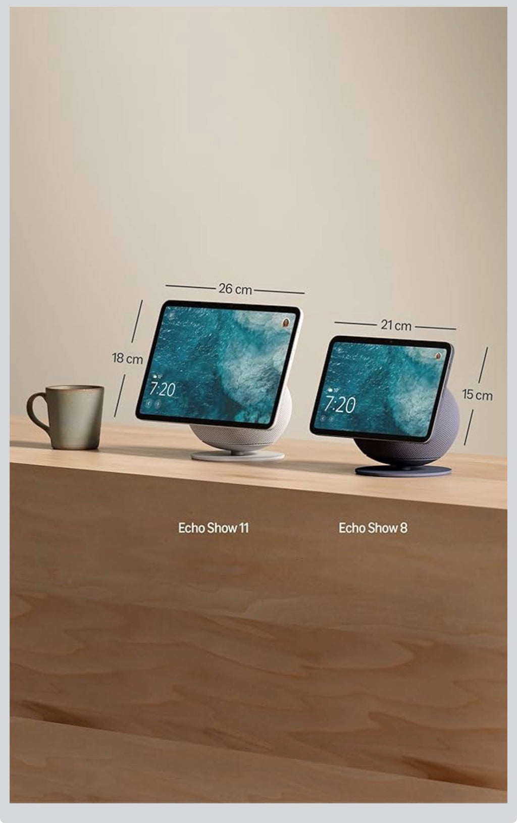 Echo Show 8 (newest gen), Vibrant HD 8.7" display with spatial audio, Graphite, with Alexa+ Early Access