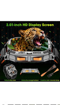 Hwagol Smart Watch for Men, 2.01" HD Military Smart Watches with Heart Rate/Sleep Monitor, 110+ Sports Fitness Watch, 1000mAH Battery Led Flashlight Outdoor IP68 Smartwatch for iOS Android Mens Watch